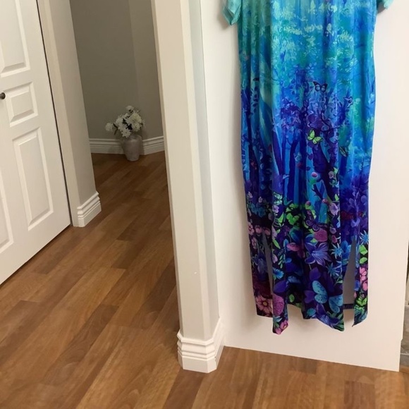 NEW: SHEIN Leisure Dress - butterflies Sz XL 42-43 bust - Picture 3 of 8